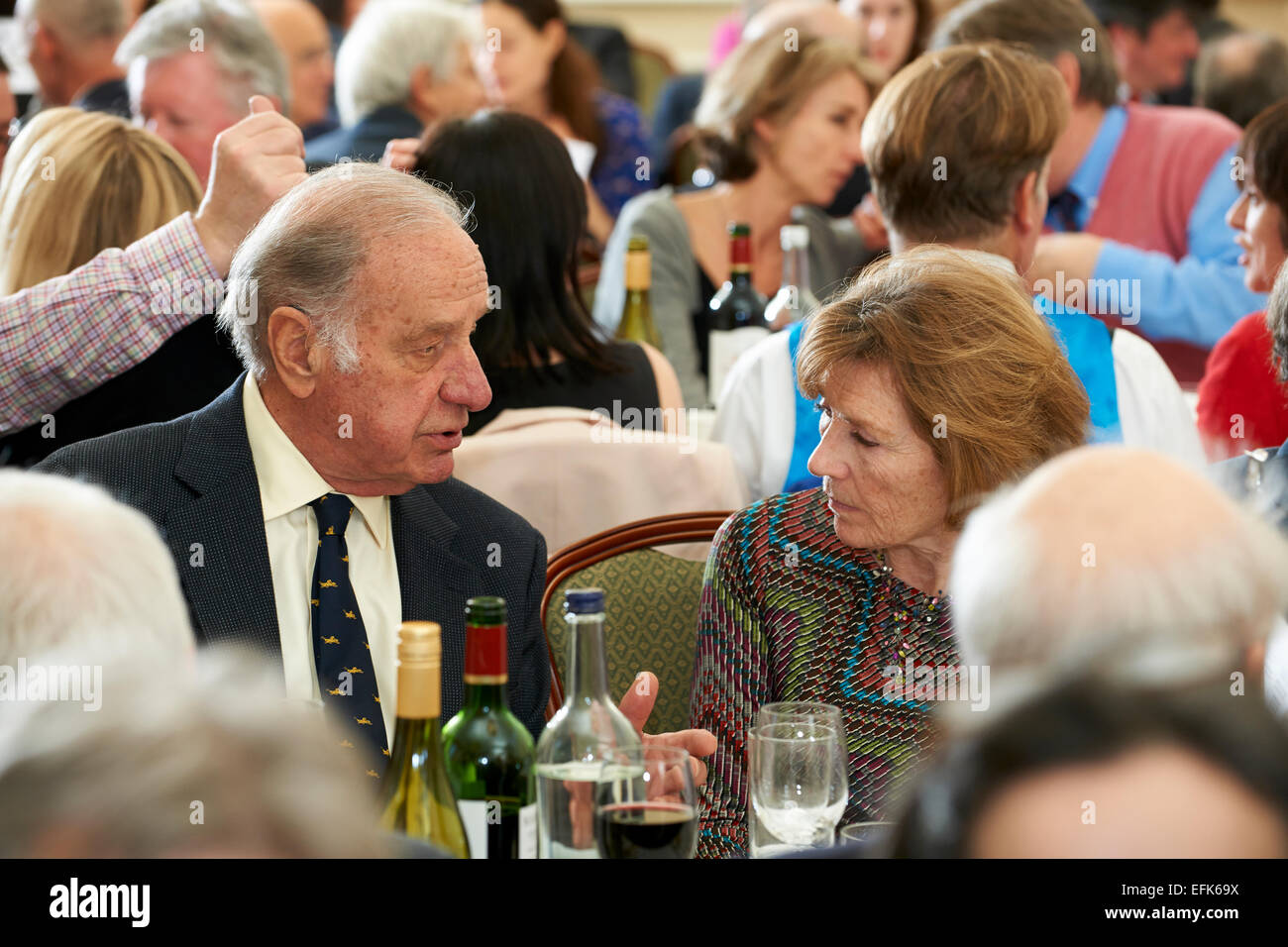 Geoffrey Palmer & Margaret Crick al oldie of the Year Awards 2015 Foto Stock