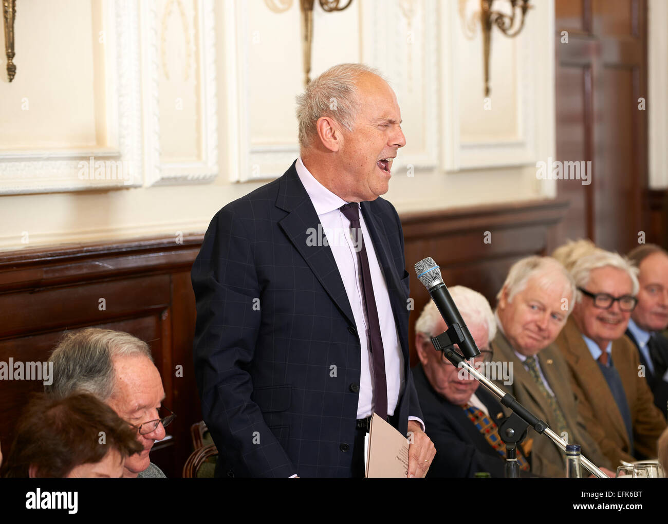 Gyles Brandreth al oldie of the Year Awards 2015 Foto Stock