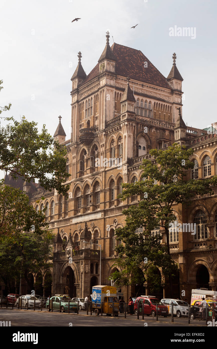 India Maharashtra, Mumbai, Colaba distretto, Elphinstone College affiliato all Università di Mumbai Foto Stock