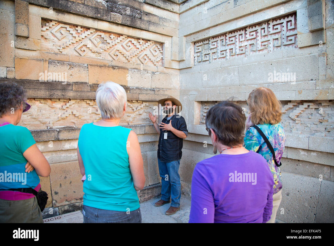 Mitla, Oaxaca, Messico - Le rovine di Mitla, un pre-colombiana centro religioso in zapoteco cultura che risale almeno a 100 CE. Foto Stock