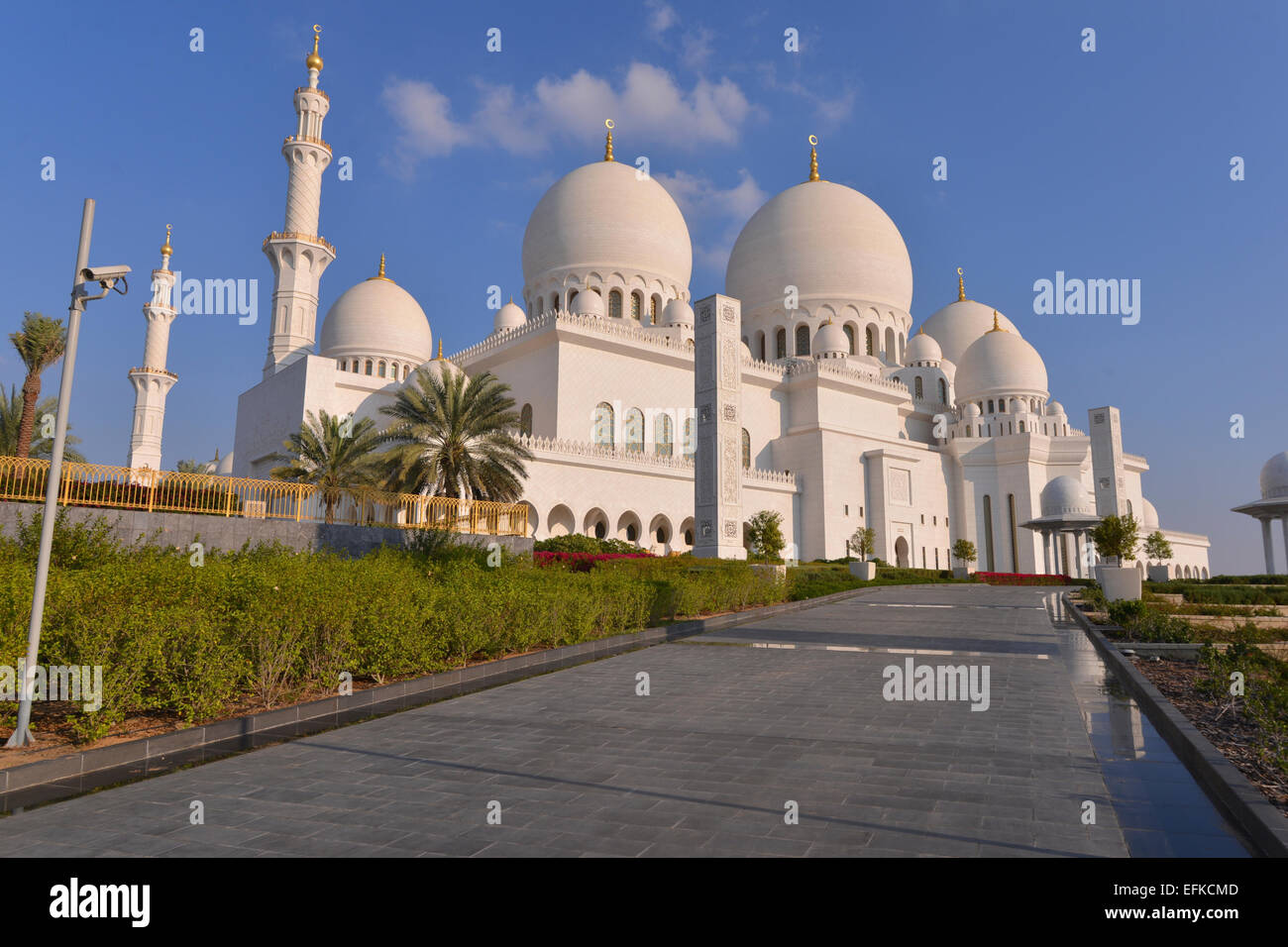 Sheikh Zayed Grande Moschea di Abu Dhabi Foto Stock