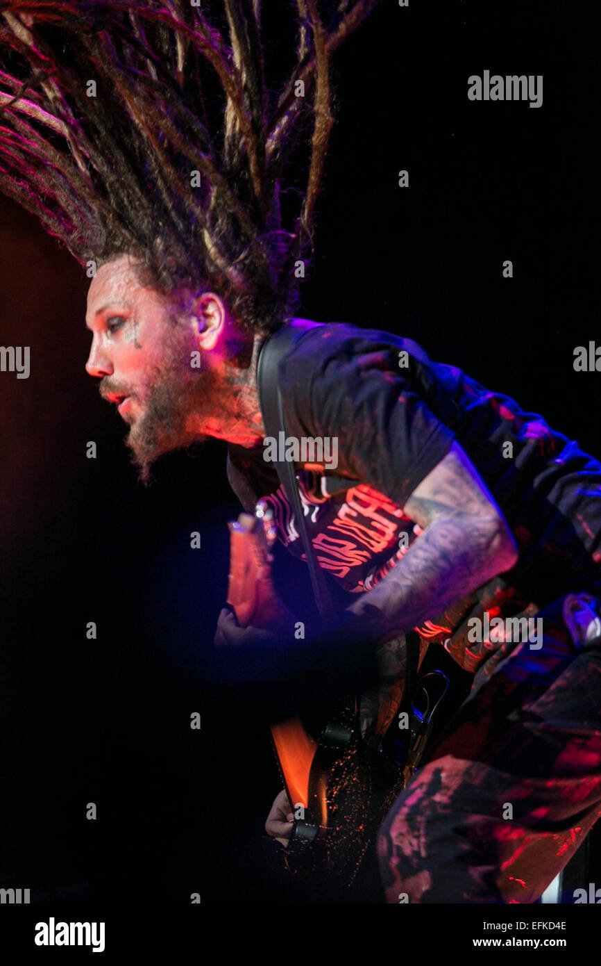 Korn esegue al Rockstar Mayhem Festival con: Korn dove: Bristow, Virginia, Stati Uniti quando: 04 Ago 2014 Foto Stock