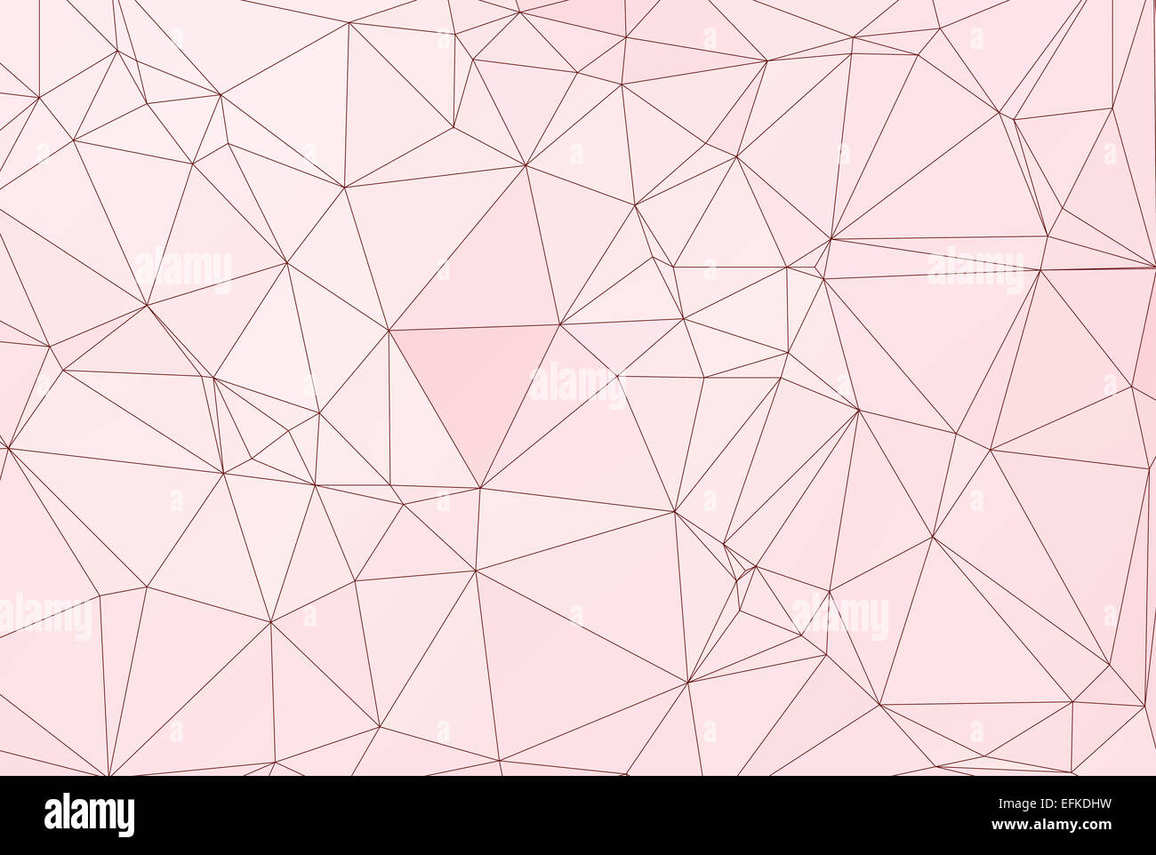 Poligono pastello geometrica con triangolo forma parametrica Foto Stock