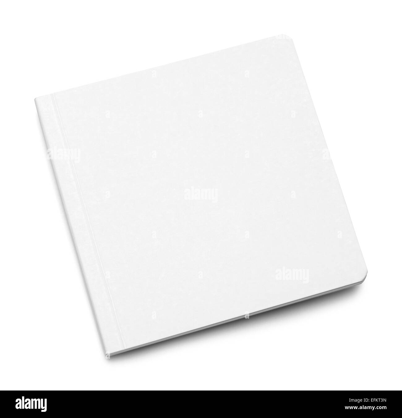 Bianco bordo chiuso prenota con copia spazio isolato su sfondo bianco. Foto Stock