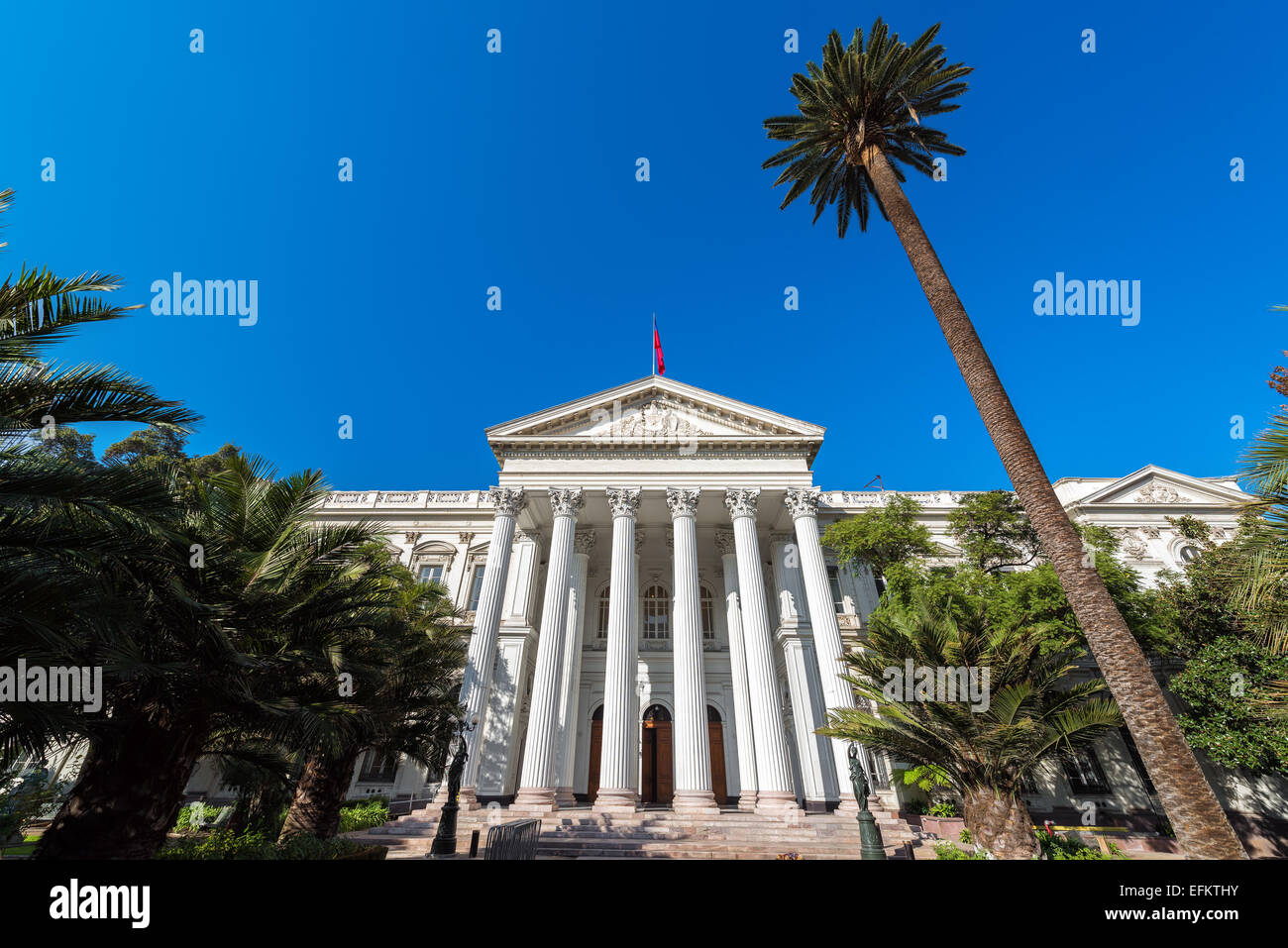 Ex palazzo dei congressi a Santiago del Cile Foto Stock