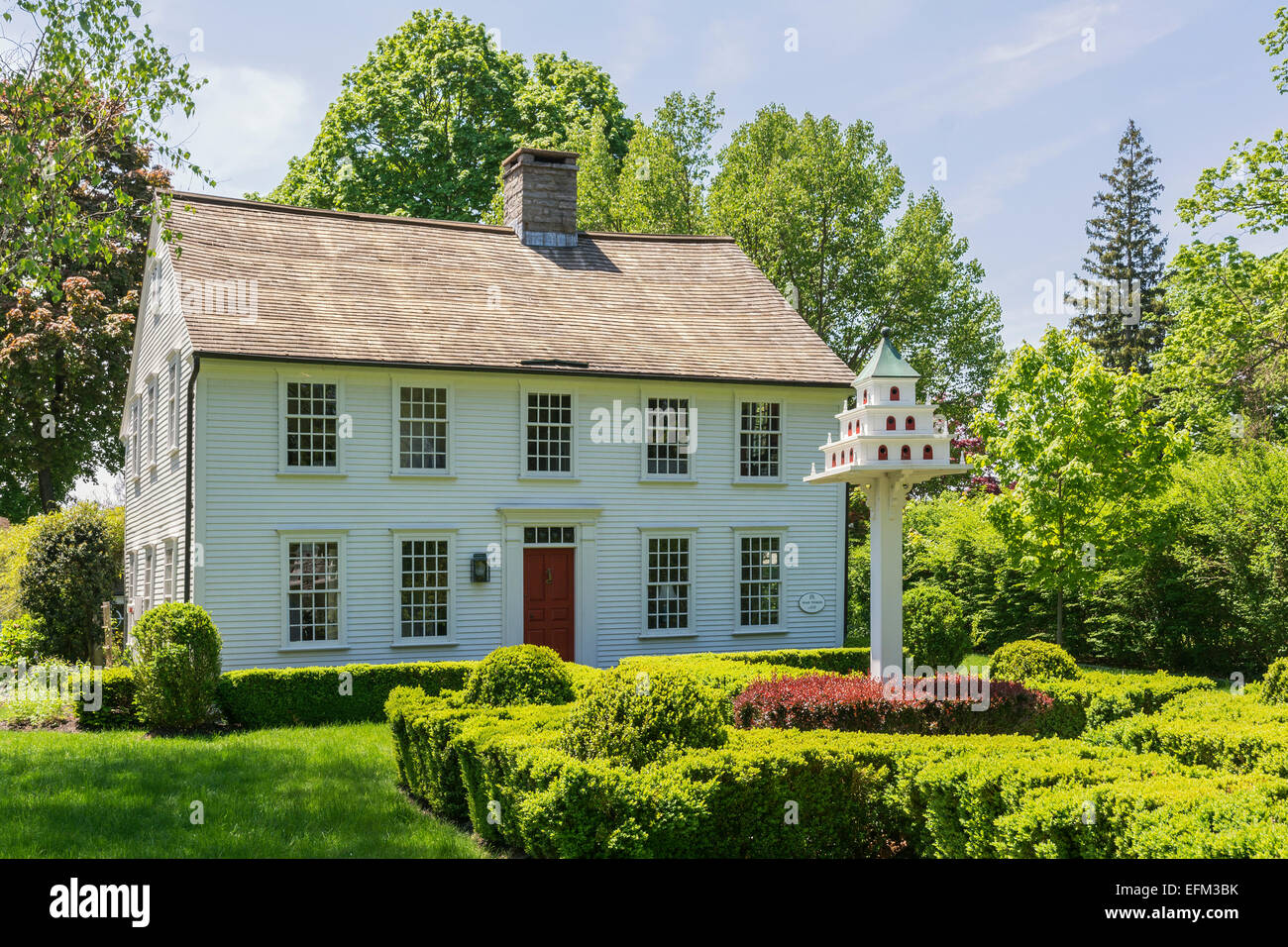 Connecticut, Essex, Noah Tooker House, circa 1733 Foto Stock