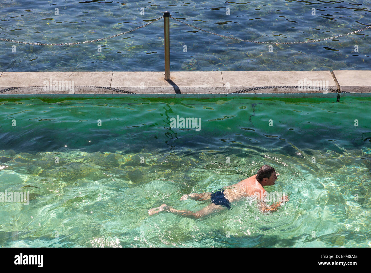 La piscina a Clovelly, Sydney, Nuovo Galles del Sud, Australia Foto Stock