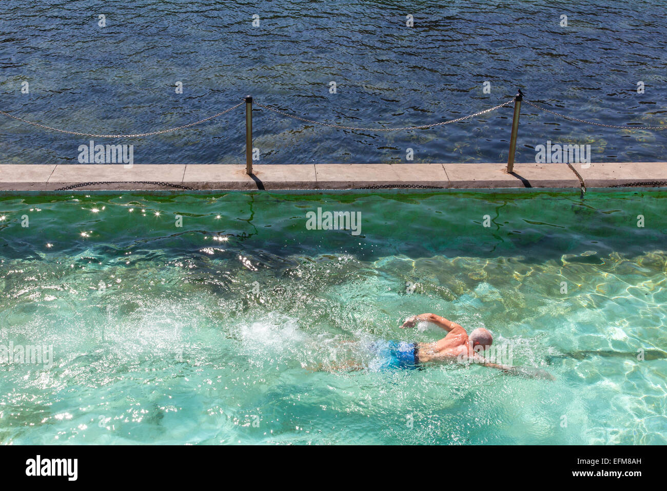 La piscina a Clovelly, Sydney, Nuovo Galles del Sud, Australia Foto Stock