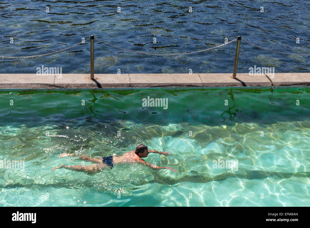La piscina a Clovelly, Sydney, Nuovo Galles del Sud, Australia Foto Stock