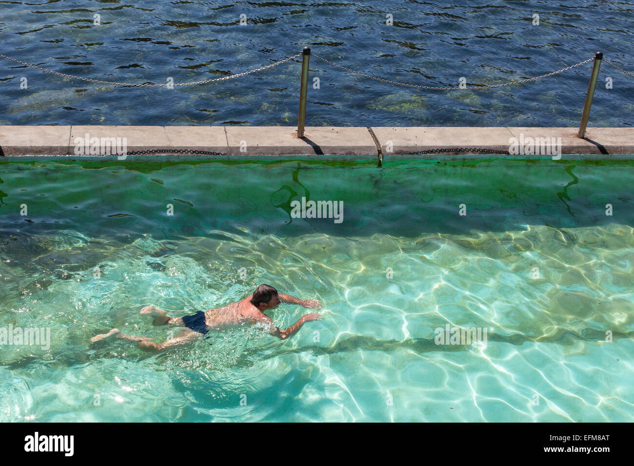 La piscina a Clovelly, Sydney, Nuovo Galles del Sud, Australia Foto Stock
