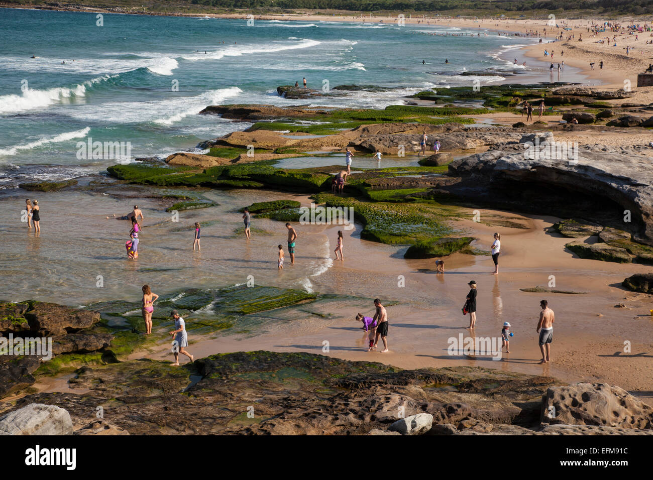 Maroubra beach, Sydney, Nuovo Galles del Sud, Australia Foto Stock