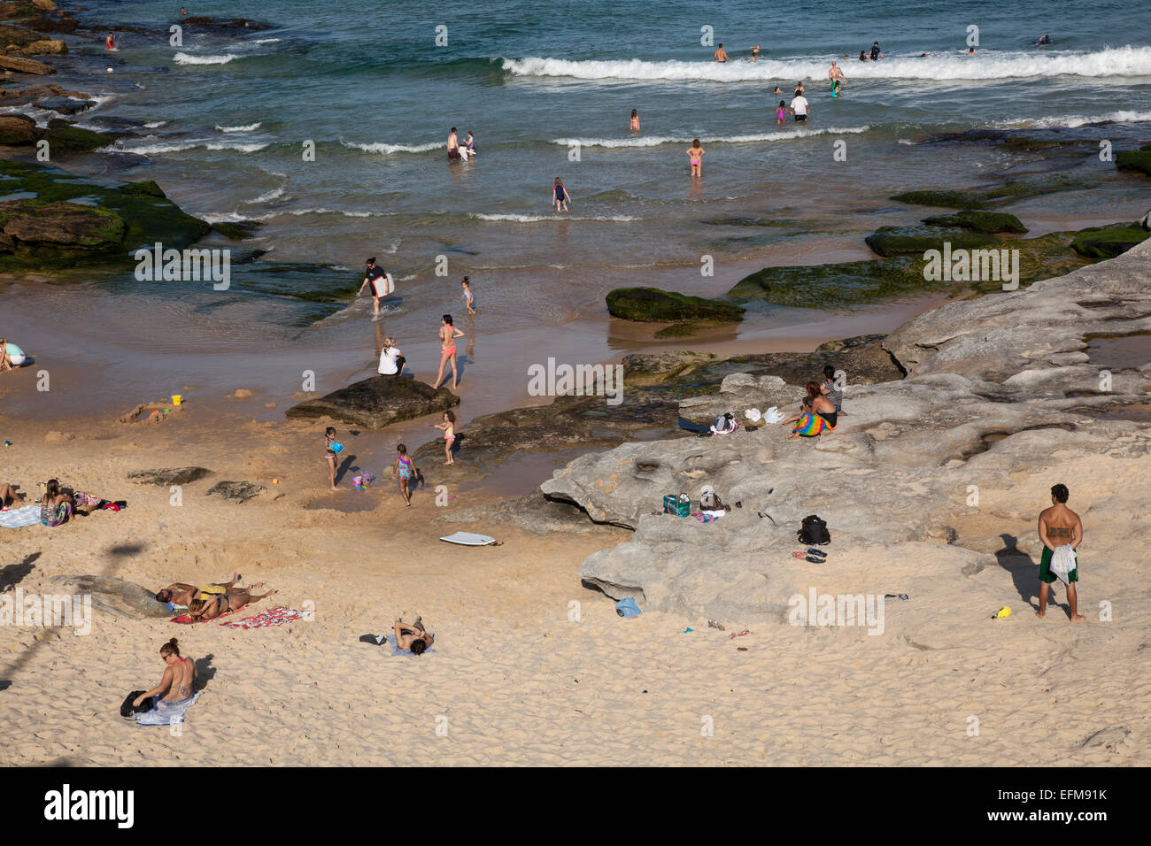 Maroubra beach, Sydney, Nuovo Galles del Sud, Australia Foto Stock