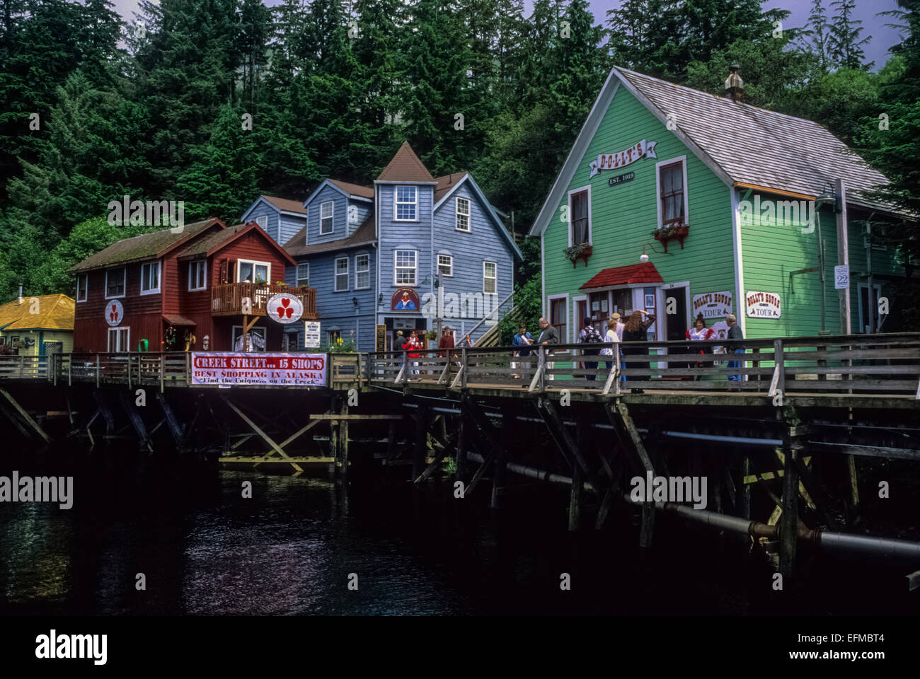 Ketchikan, Alaska. Dolly's House, il più famoso bordello a Ketchikan finché non chiuso nel 1954. Foto Stock