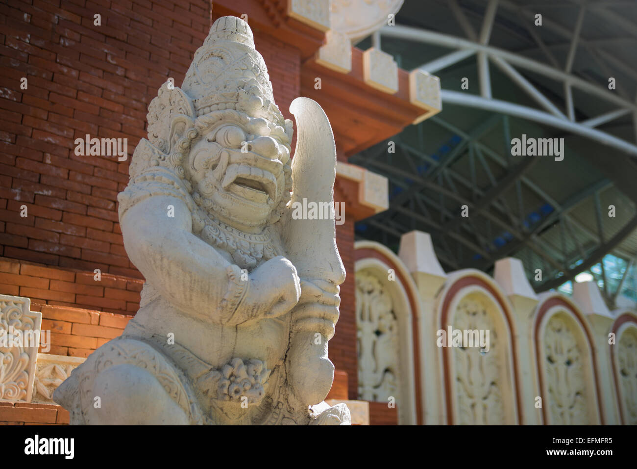 Bedogol, Dwarapala, gate guardian statua in Bali Foto Stock