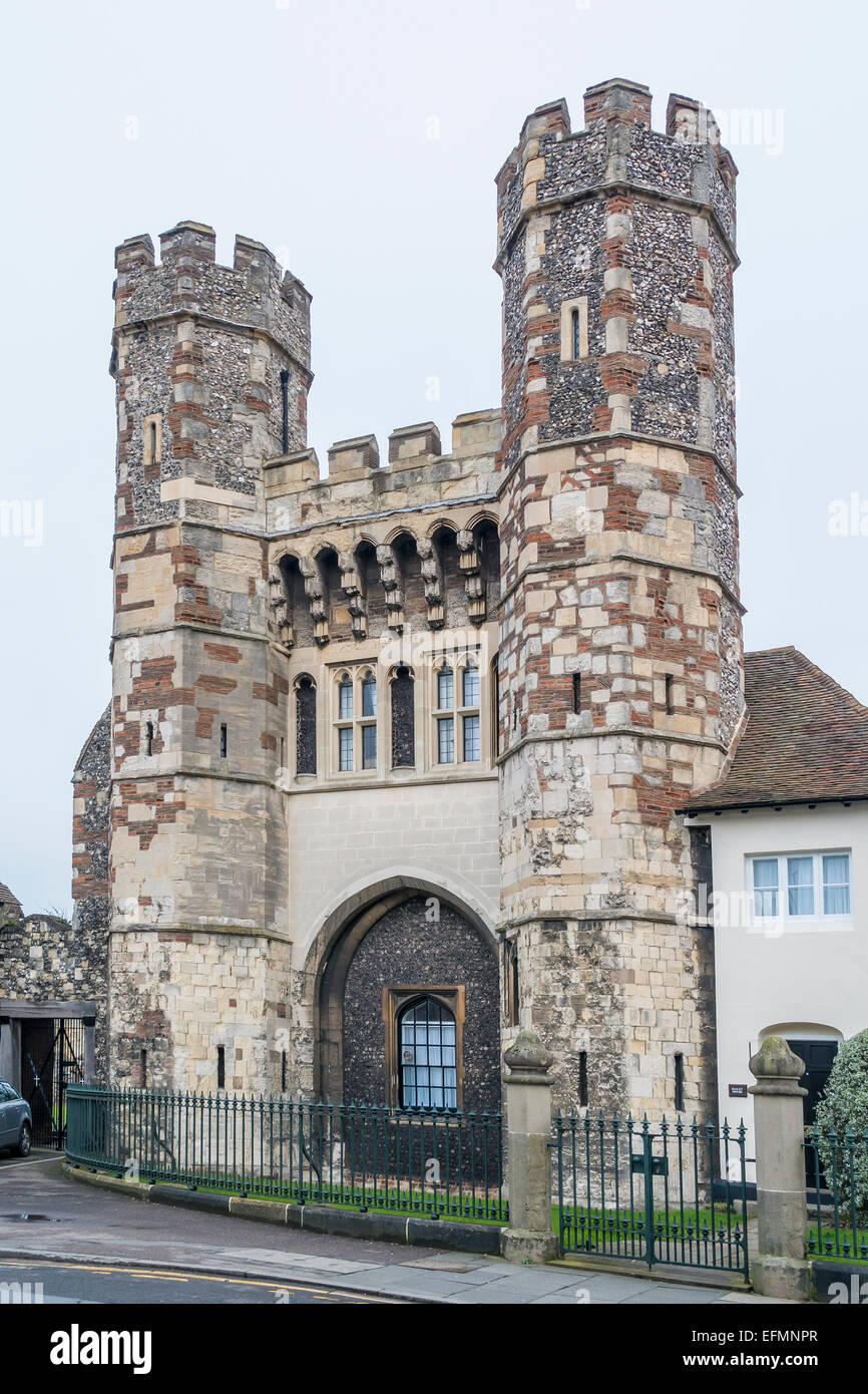 Bailey house Grade 2 elencati Longport Canterbury Kent Foto Stock