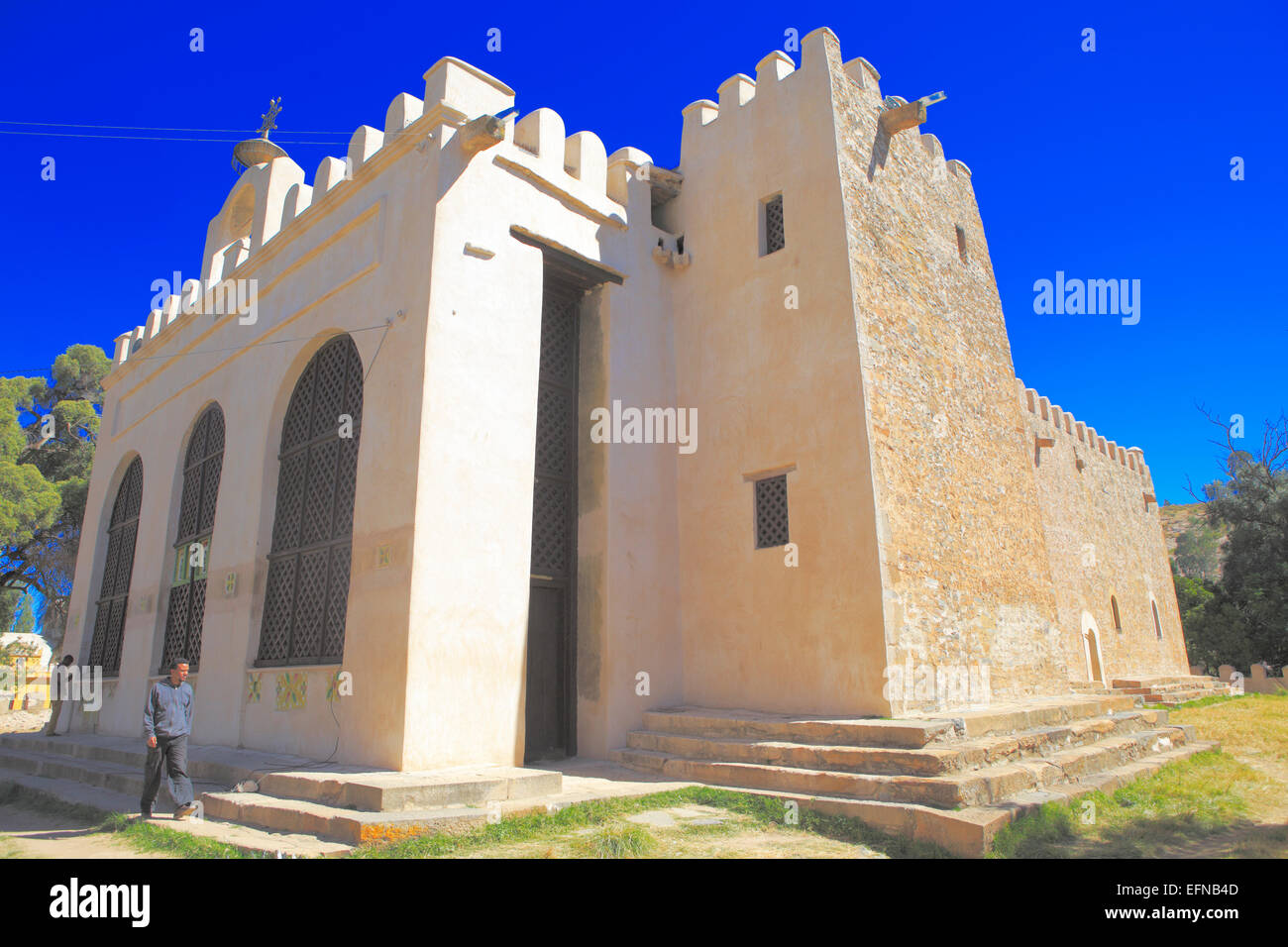 Vecchia cattedrale di Santa Maria di Sion (XVII secolo), Axum, Tigray, Etiopia Foto Stock