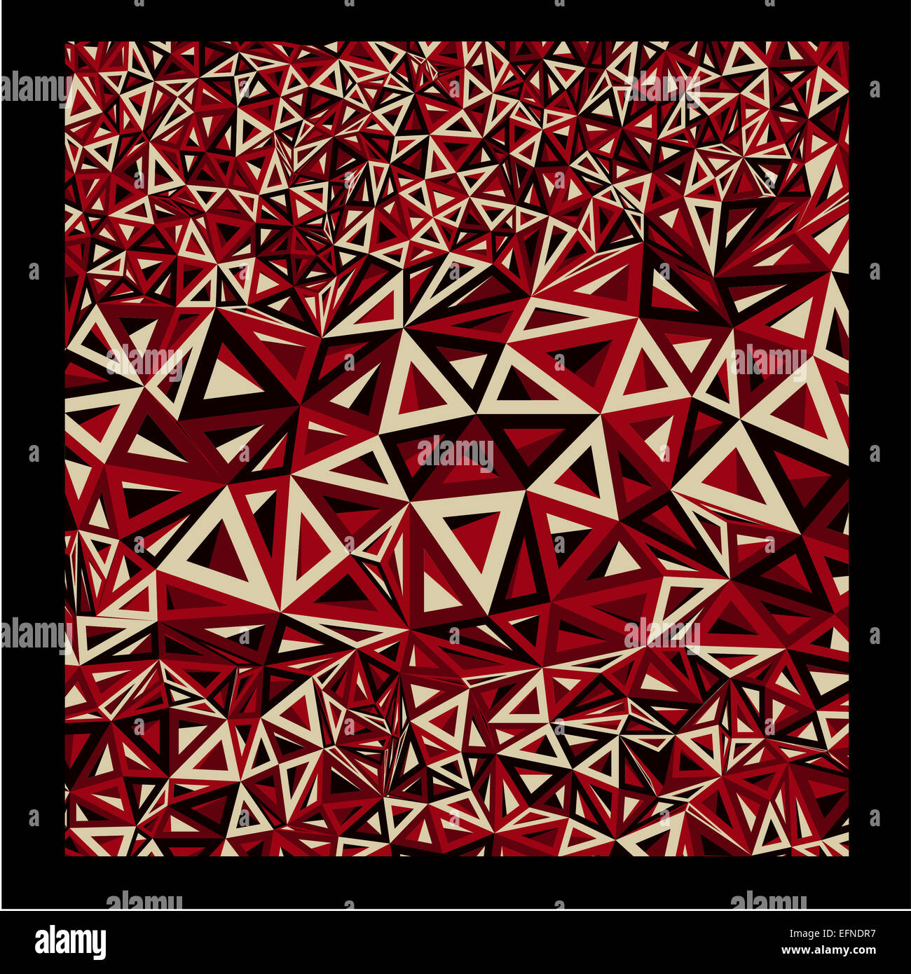 I triangoli colorati Foto Stock