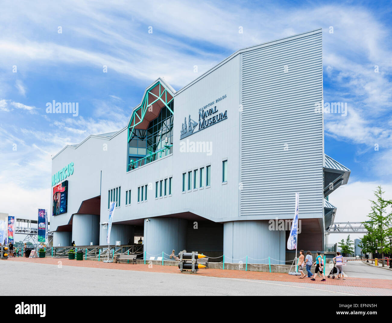 Nauticus Science Centre e Museo, Norfolk, Virginia, Stati Uniti d'America Foto Stock