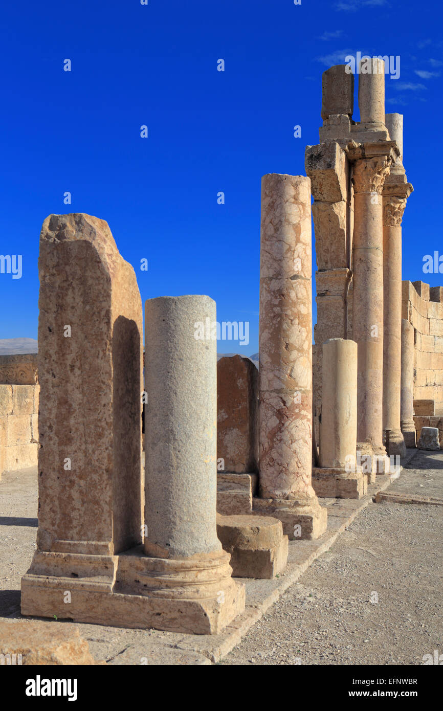 Basilica paleocristiana (IV secolo), Tebessa, Algeria Foto Stock