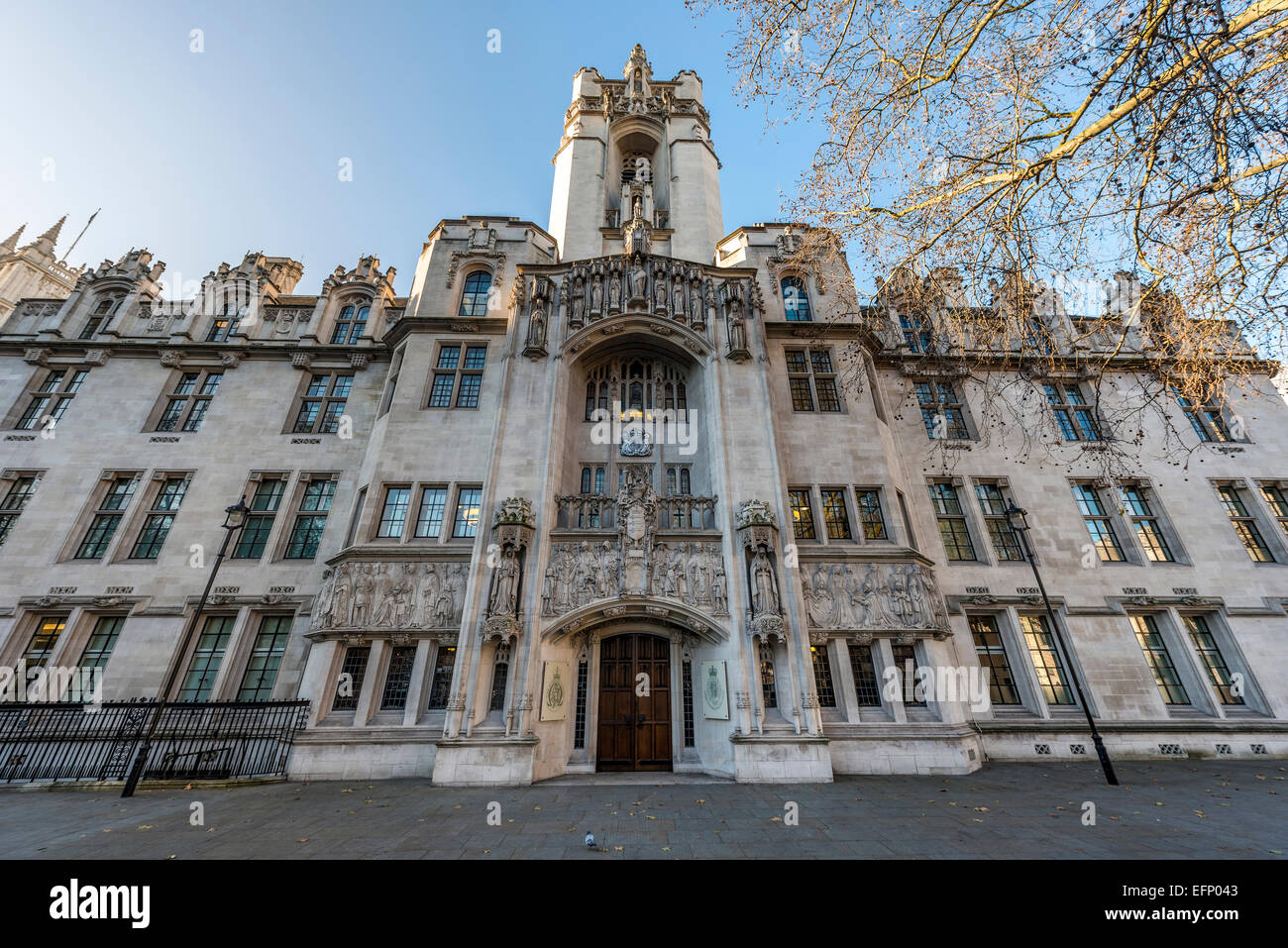 La Middlesex Guildhall è la sede della Corte suprema del Regno Unito e la Commissione giudiziaria del Consiglio Privy Foto Stock