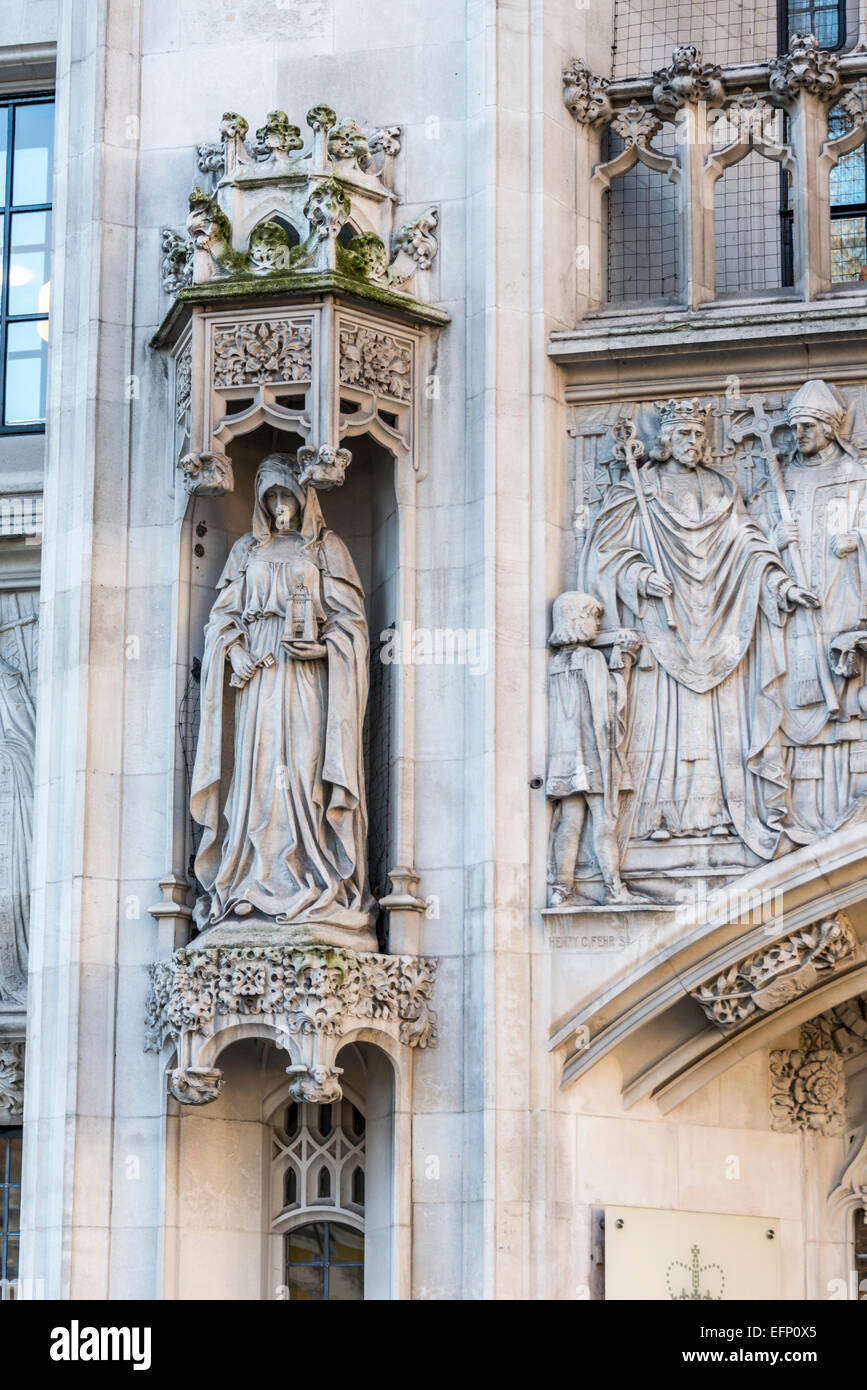 La Middlesex Guildhall è la sede della Corte suprema del Regno Unito e la Commissione giudiziaria del Consiglio Privy Foto Stock