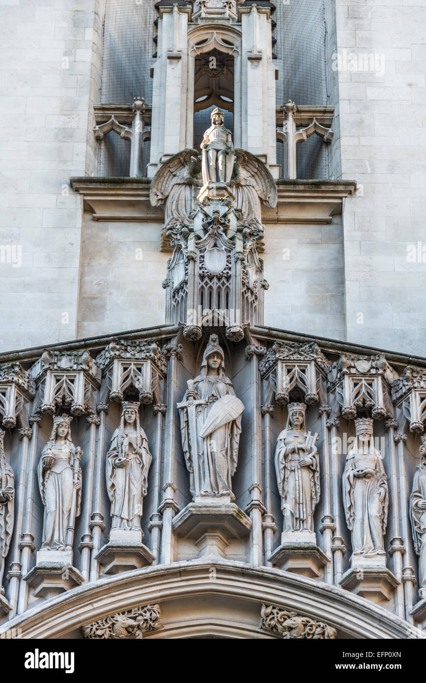 La Middlesex Guildhall è la sede della Corte suprema del Regno Unito e la Commissione giudiziaria del Consiglio Privy Foto Stock