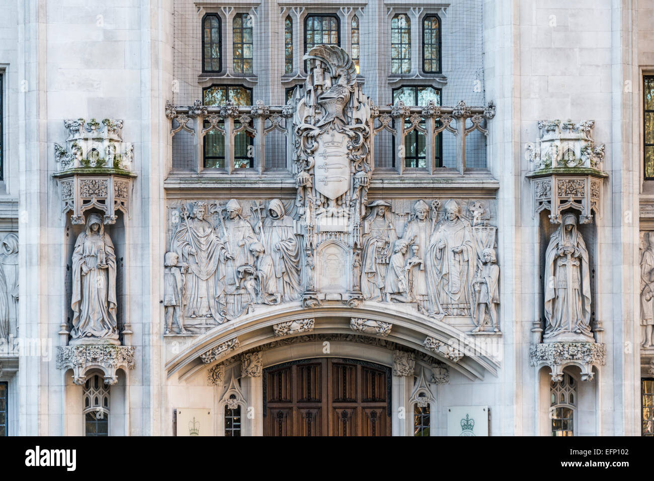 La Middlesex Guildhall è la sede della Corte suprema del Regno Unito e la Commissione giudiziaria del Consiglio Privy Foto Stock