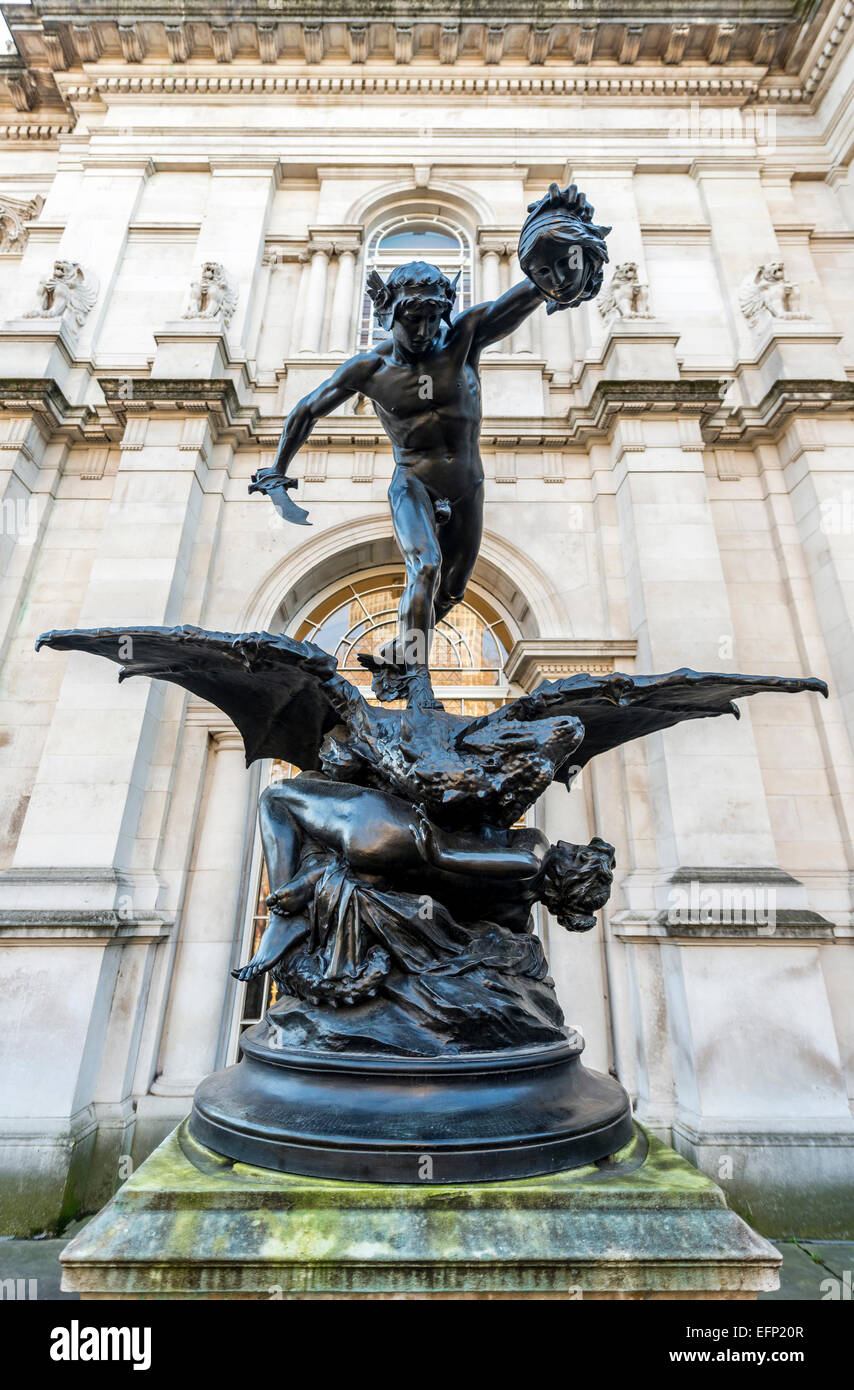 Il salvataggio della statua di Andromeda da Henry C Fehr presso la Galleria d'arte Tate Britain Foto Stock