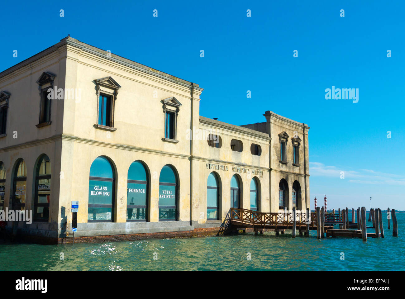 Fabbrica di vetro di Murano vetreria artistica Gritti, isola di Murano, Venezia, Italia Foto Stock