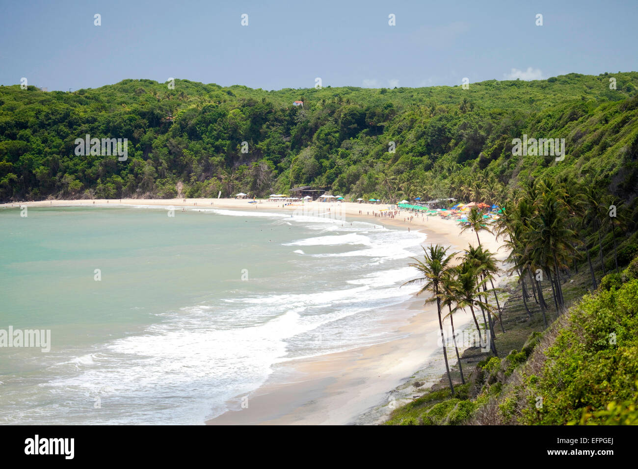 Praia do Madeiro, Pipa, Rio Grande do Norte, Brasile, Sud America Foto Stock