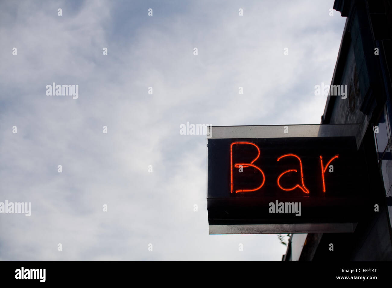 Bar segno, il Young Vic, Waterloo, London, Regno Unito Foto Stock