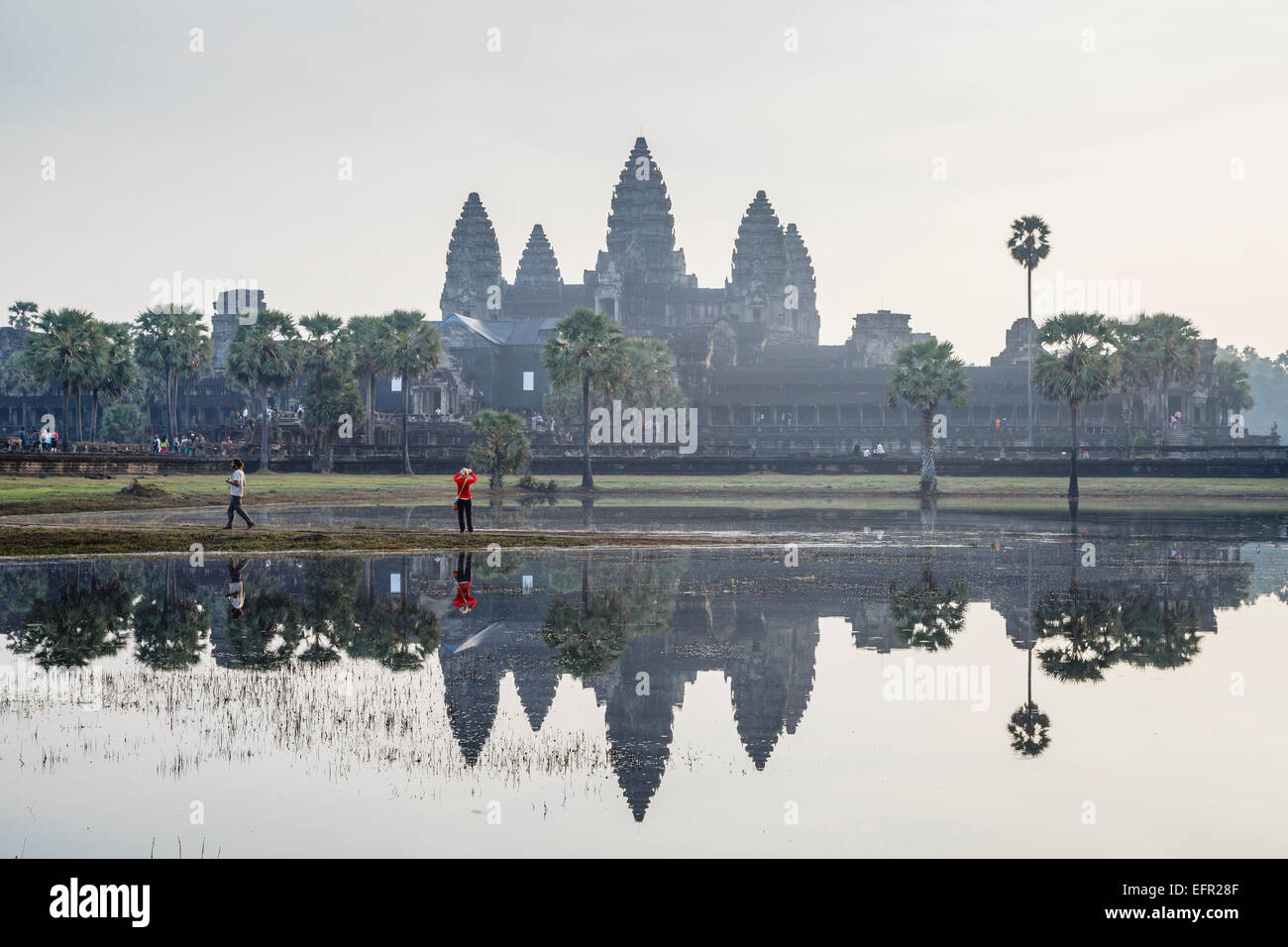 Angkor Wat, Angkor, Cambogia. Foto Stock