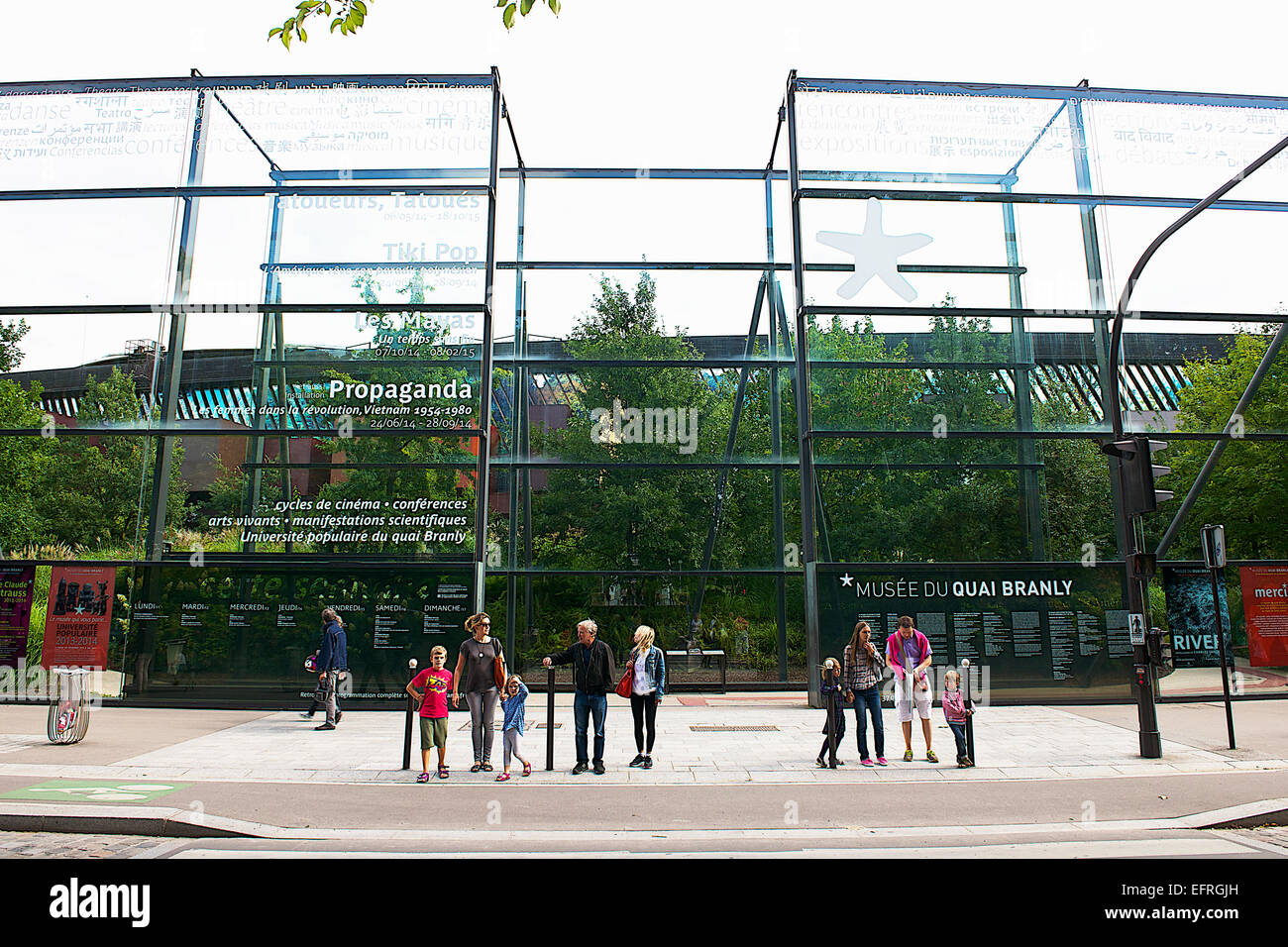 Musee du Quai Branly, Parigi, Francia Foto Stock