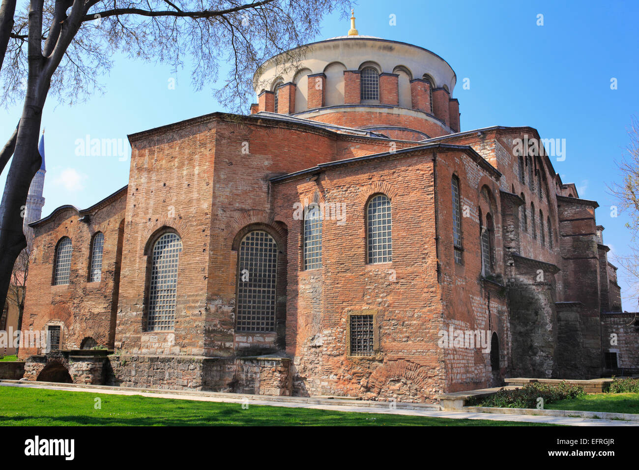 Hagia Irene (548) chiesa, Istanbul, Turchia Foto Stock