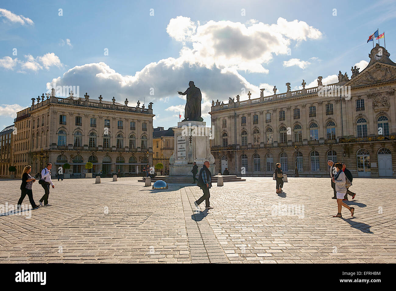 Place Stanislas di Nancy, Francia Foto Stock