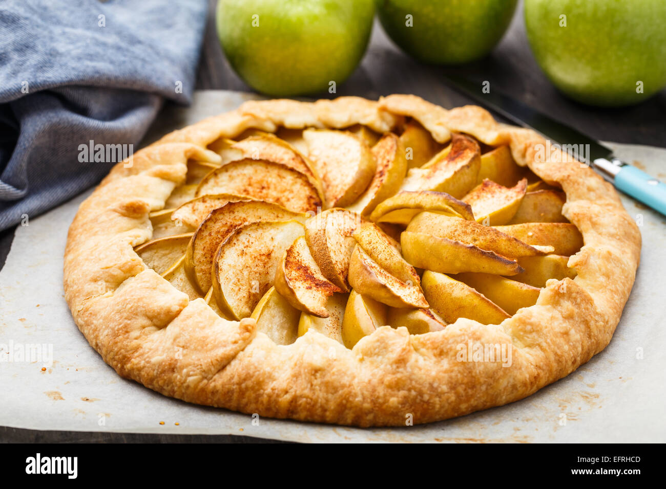 Apple galette Foto Stock