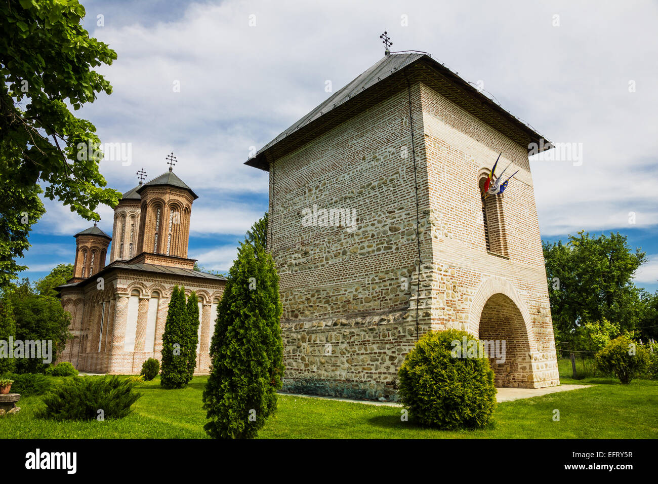 Monastero di Snagov, Romania Foto Stock