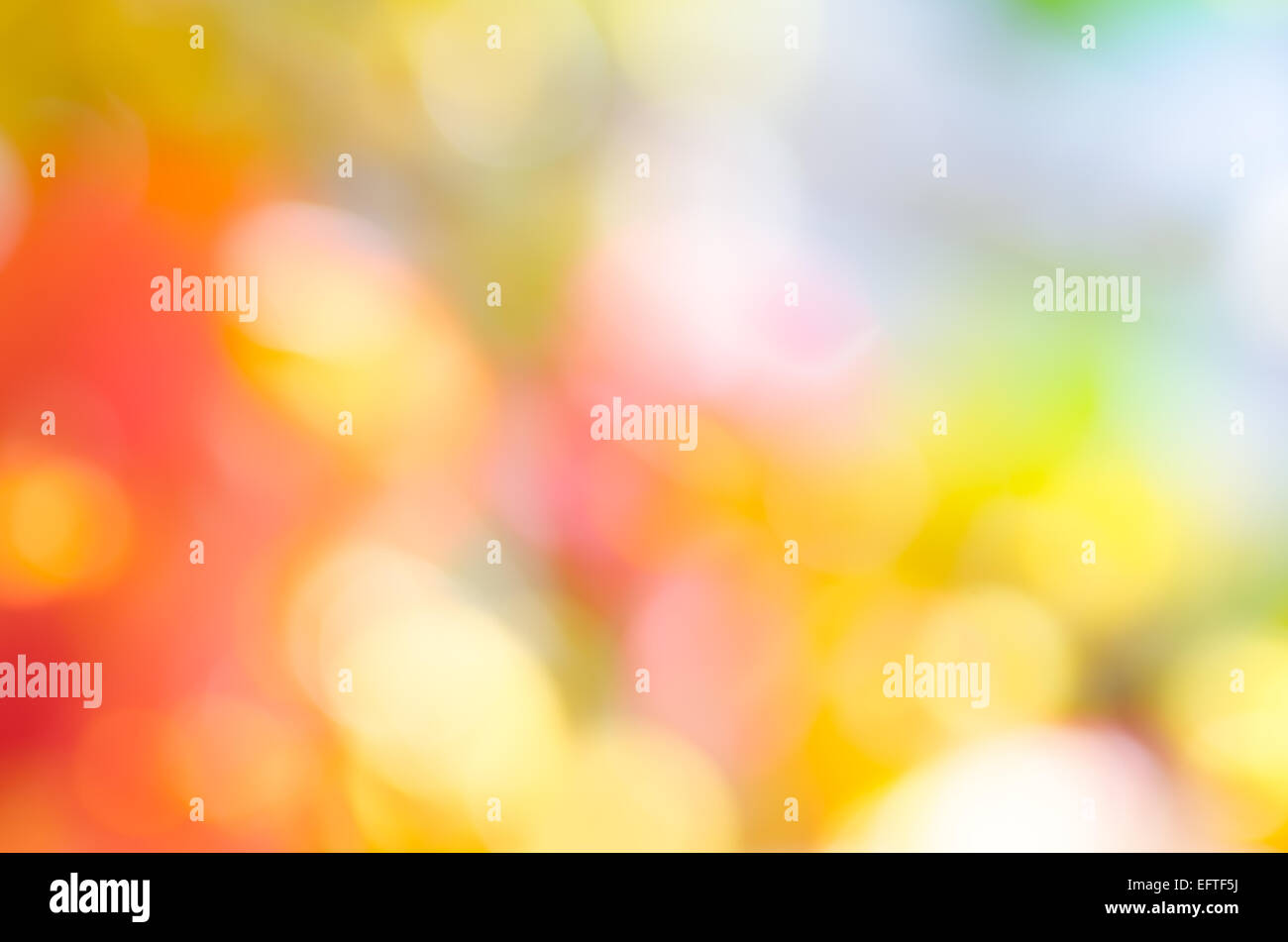 Colori vividi abstract sfondo sfocato con bokeh di fondo Foto Stock
