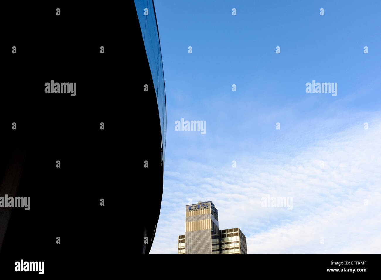 Edificio di CIS a Manchester, Regno Unito Foto Stock