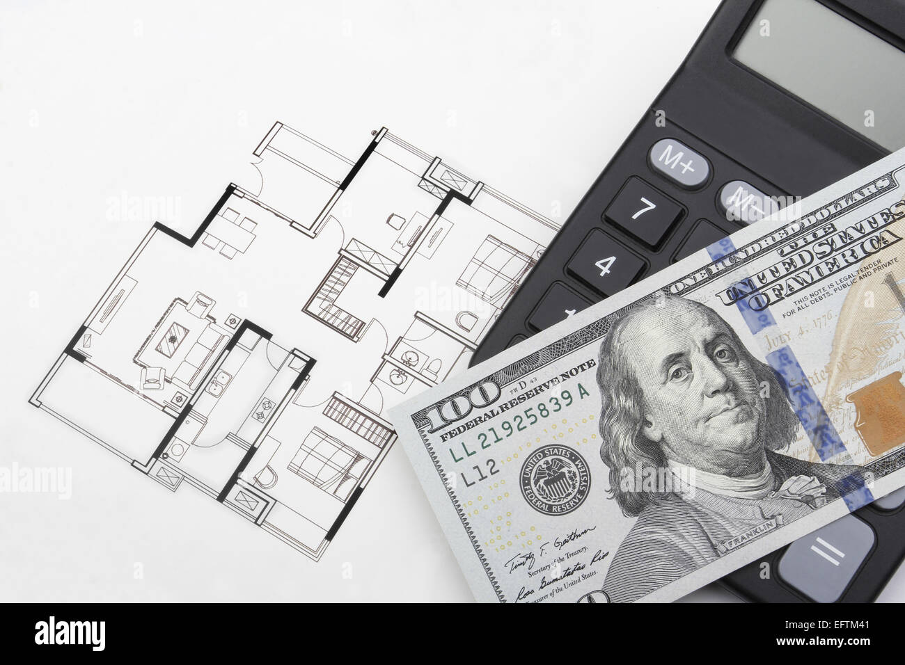 Real estate e il concetto di investimento. Foto Stock