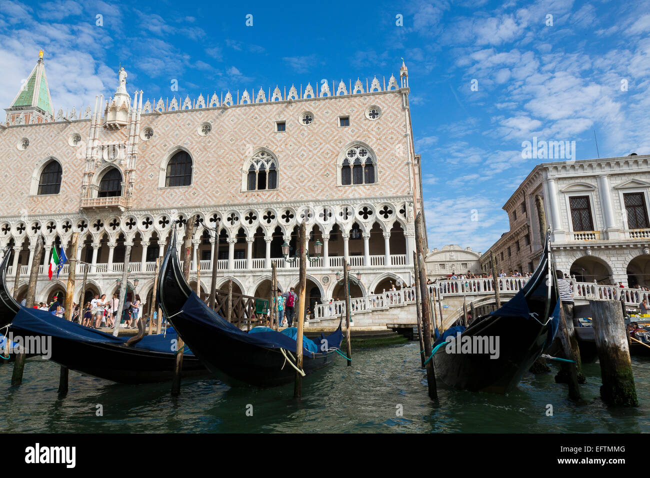 Il Palazzo del Doge. Piazza San Marco. Venezia, Italia. Foto Stock