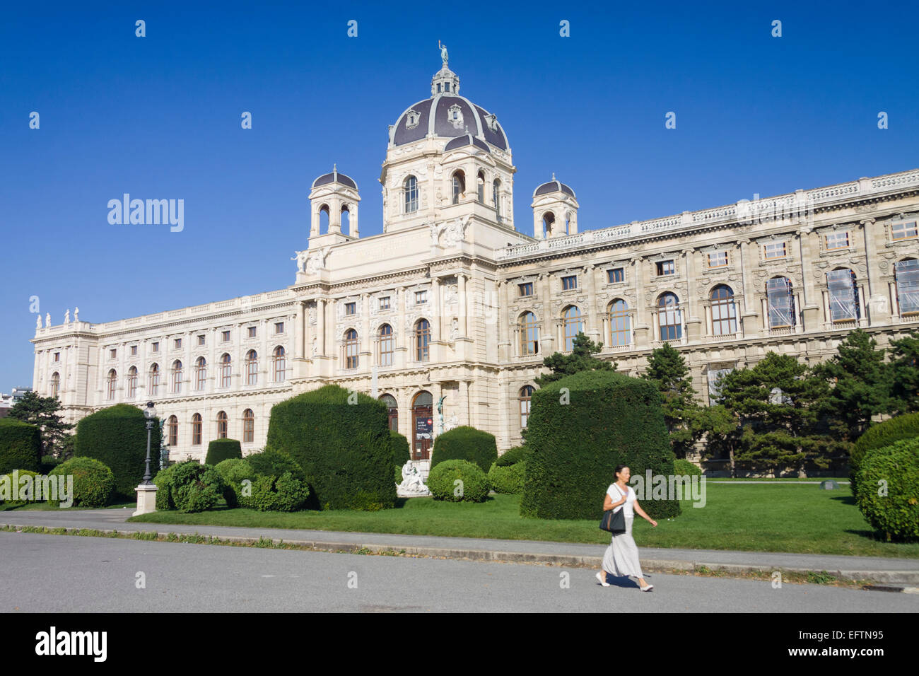 Museo di Storia Naturale a Maria-Theresien-Platz, Vienna, Austria Foto Stock