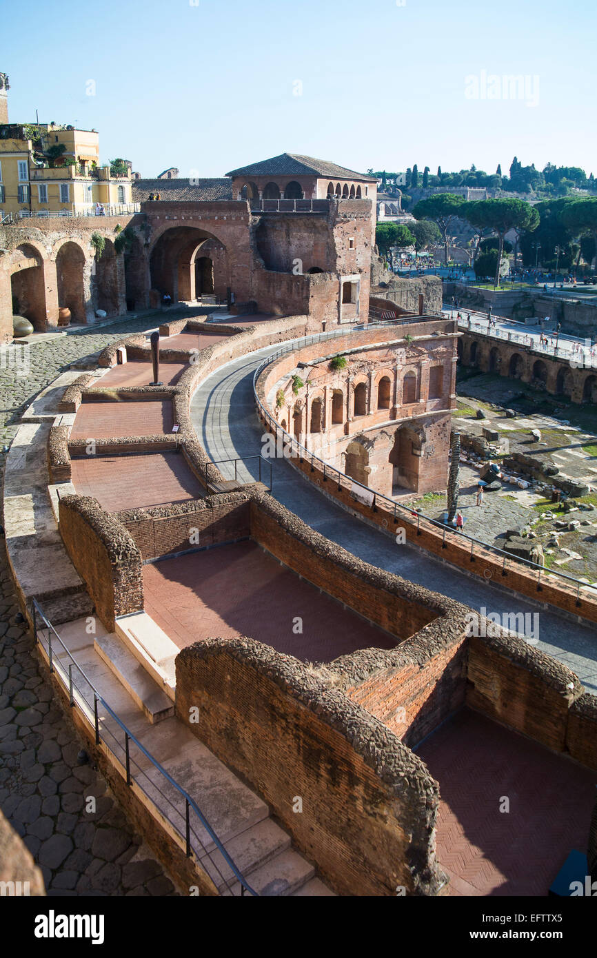 Mercati di Traiano. Roma, Italia Foto Stock