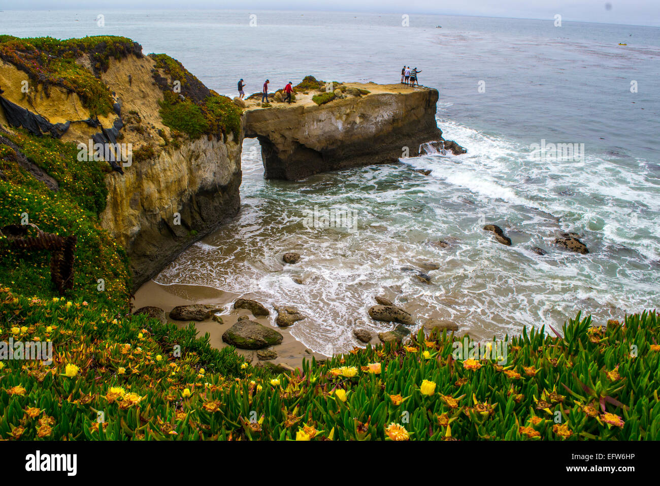 Santa Cruz Cliff Foto Stock