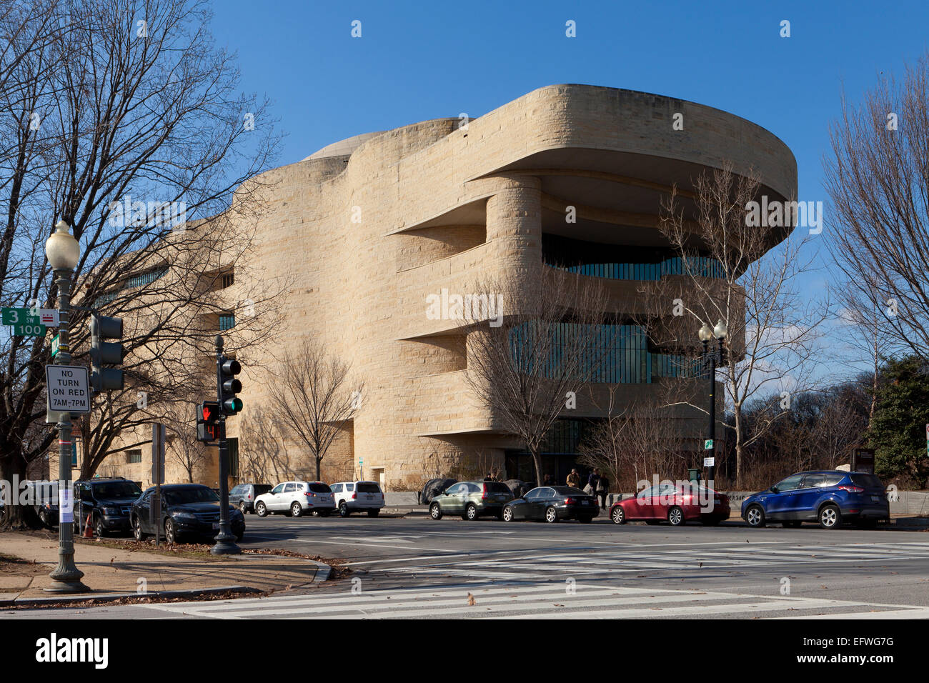 Museo Nazionale dell'American-Indian - Washington DC, Stati Uniti d'America Foto Stock