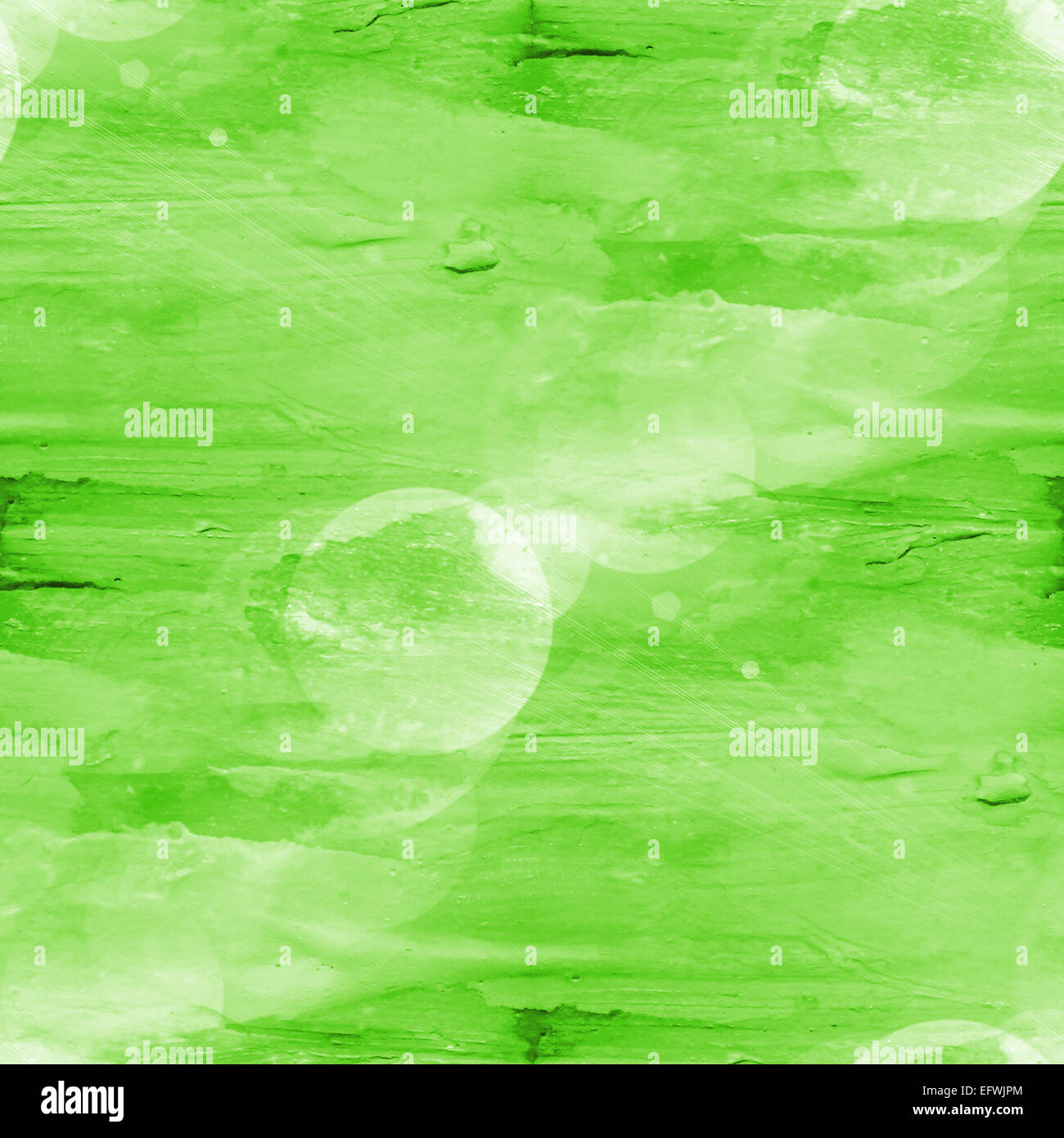 Bokeh arte blu arancione tavola disegno ad acquerello Foto Stock