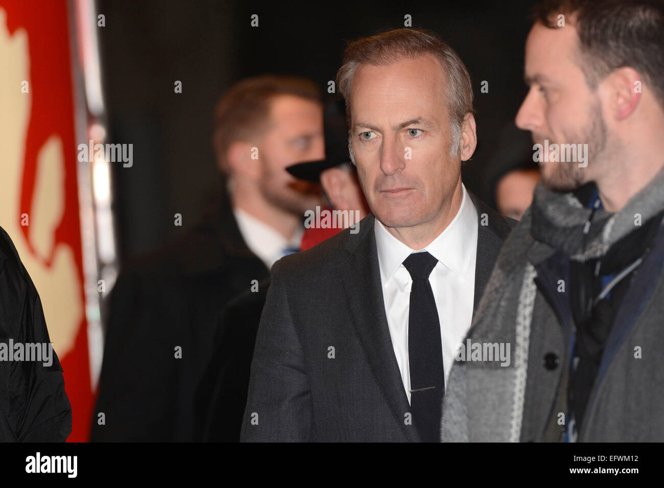Berlino, Germania. 10 Febbraio, 2015. Bob Odenkirk durante il "meglio chiamare Saul' photocall al sessantacinquesimo Festival Internazionale del Cinema di Berlino/Berlinale 2015 Febbraio 10, 2015. Credito: dpa picture alliance/Alamy Live News Foto Stock