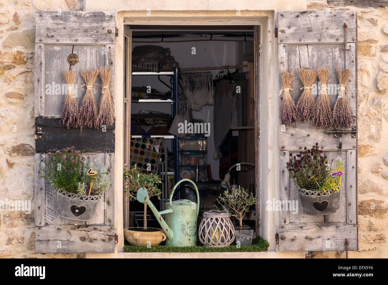 Giardino Vetrina Le Castellet Provence Francia Foto Stock