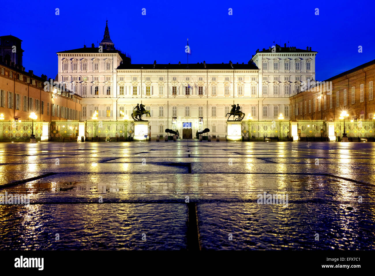 Il Palazzo Reale di Torino, Torino, Italia Foto Stock