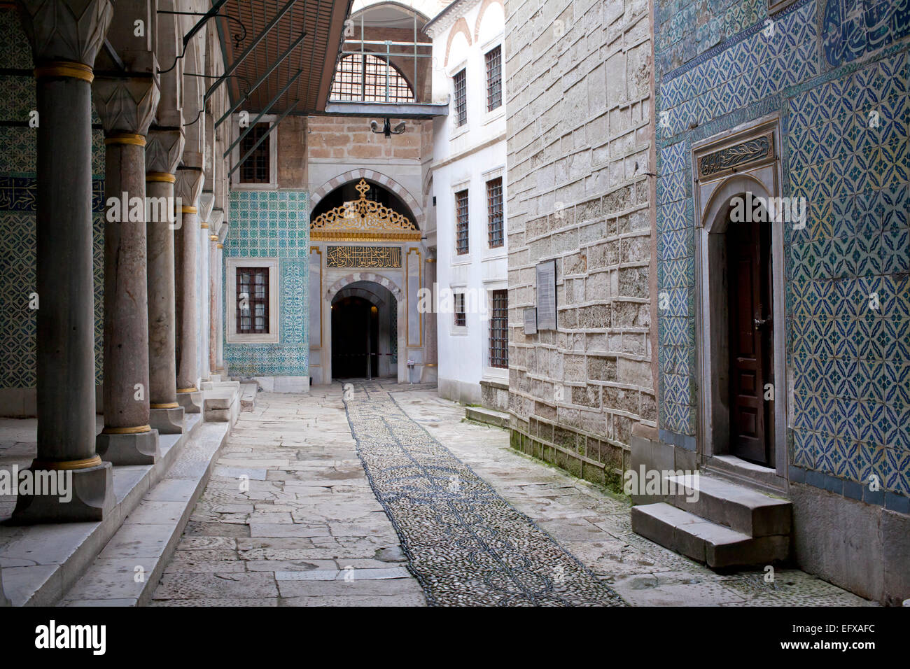 Ingresso al harem, Il Palazzo di Topkapi, Istanbul, Turchia Foto Stock
